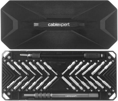 Отвертка с набором бит Cablexpert TK-SD-11R;