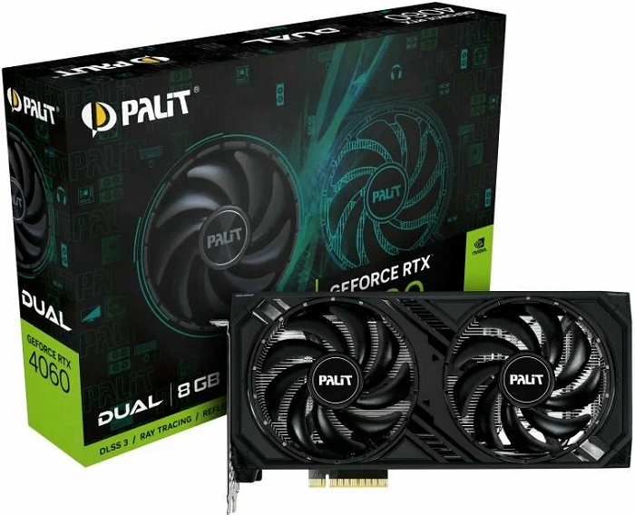 Видеокарта nVidia RTX 4060 Palit RTX