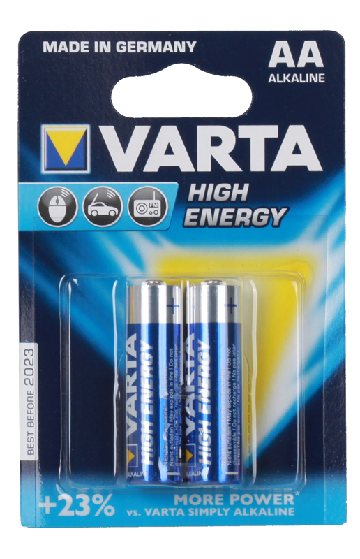 Батарейка AA Varta HIGH ENERGY (4906113412);