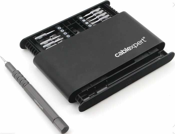 Отвертка с набором бит Cablexpert TK-SD-09R;