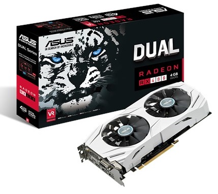 Видеокарта AMD Radeon RX 480 Asus