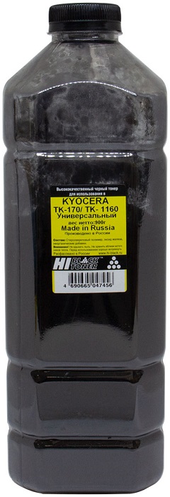 Тонер Hi-Black Универсальный ТК-серии (TK-170/TK-1160); для