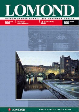 Фотобумага A4 LOMOND (0102031); матовая; 160