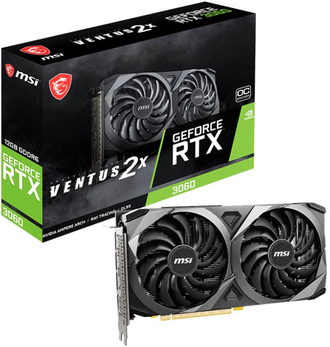 Видеокарта nVidia RTX 3060 MSI RTX