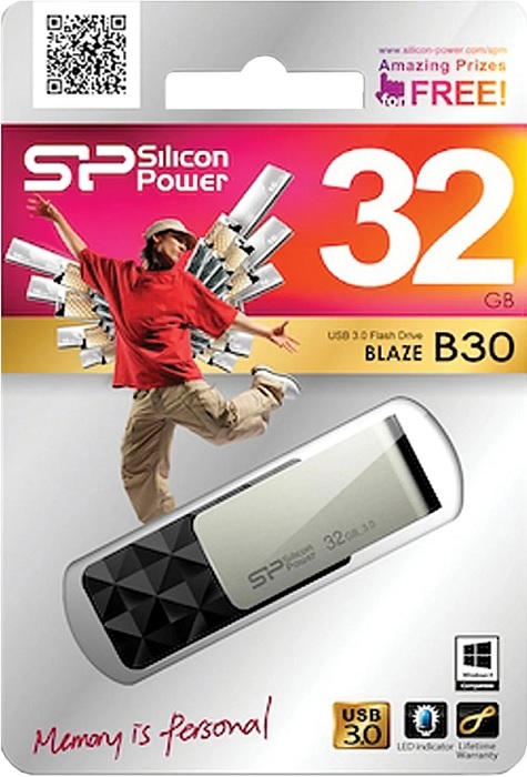 USB-флэш 32 ГБ Silicon Power Blaze