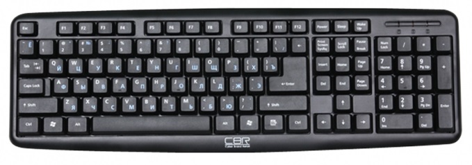 Клавиатура CBR KB 107; USB; черный