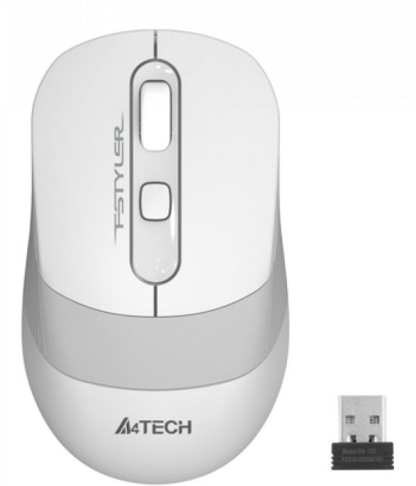 Мышь беспроводная A4Tech Fstyler FG10S White