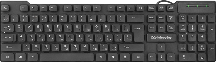 Клавиатура Defender Element HB-190 (45191); USB;