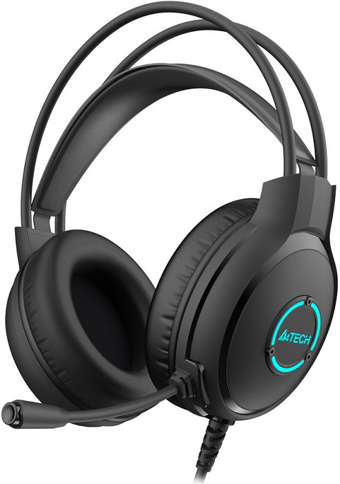Наушники с микрофоном USB A4Tech Fstyler