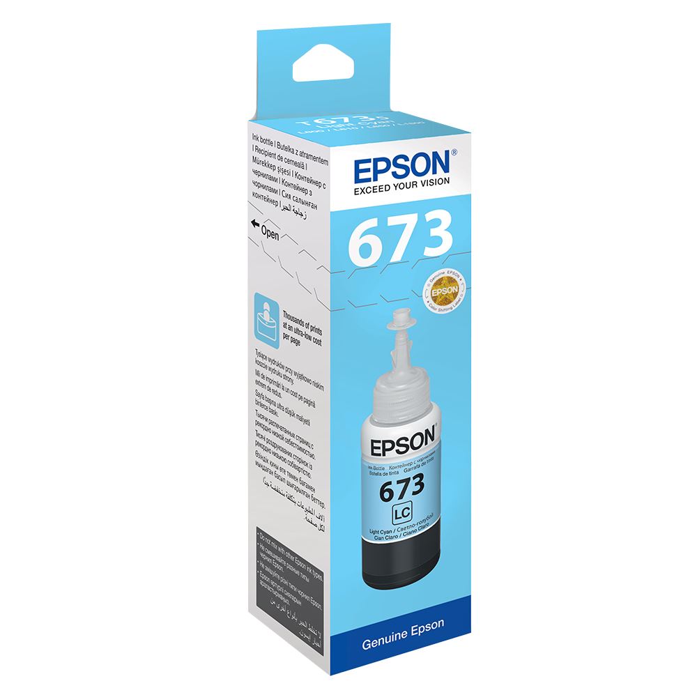 Чернила Epson 673 (C13T67354A/C13T673598); L800/L1800/L810/L850; 70