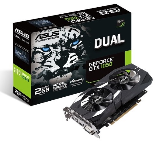 Видеокарта nVidia GTX 1050 Asus DUAL-GTX1050-2G-V2