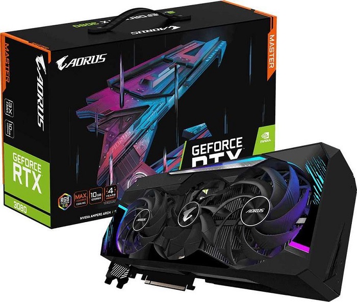 Видеокарта nVidia RTX 3080 Gigabyte AORUS