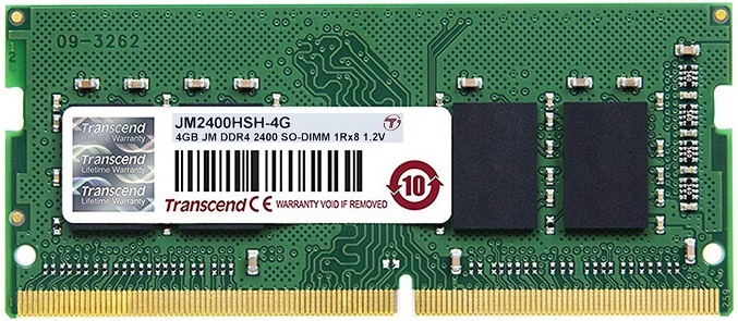 Оперативная память SO-DIMM DDR4 4Гб Transcend