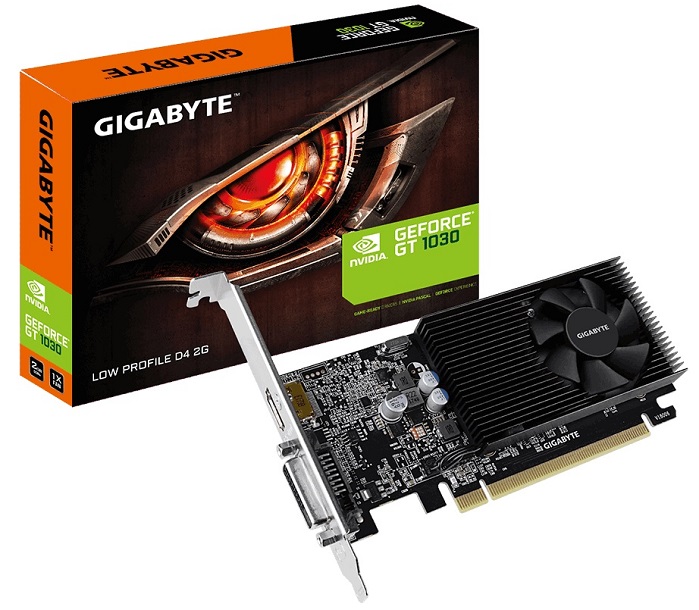 Видеокарта nVidia GT 1030 Gigabyte GV-N1030D4-2GL;