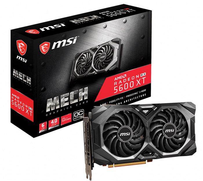 Видеокарта AMD Radeon RX 5600 MSI