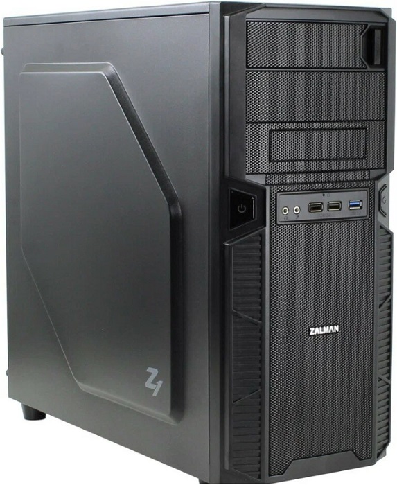 Корпус Zalman ZM-Z1; ATX; Midi-Tower; 2х120