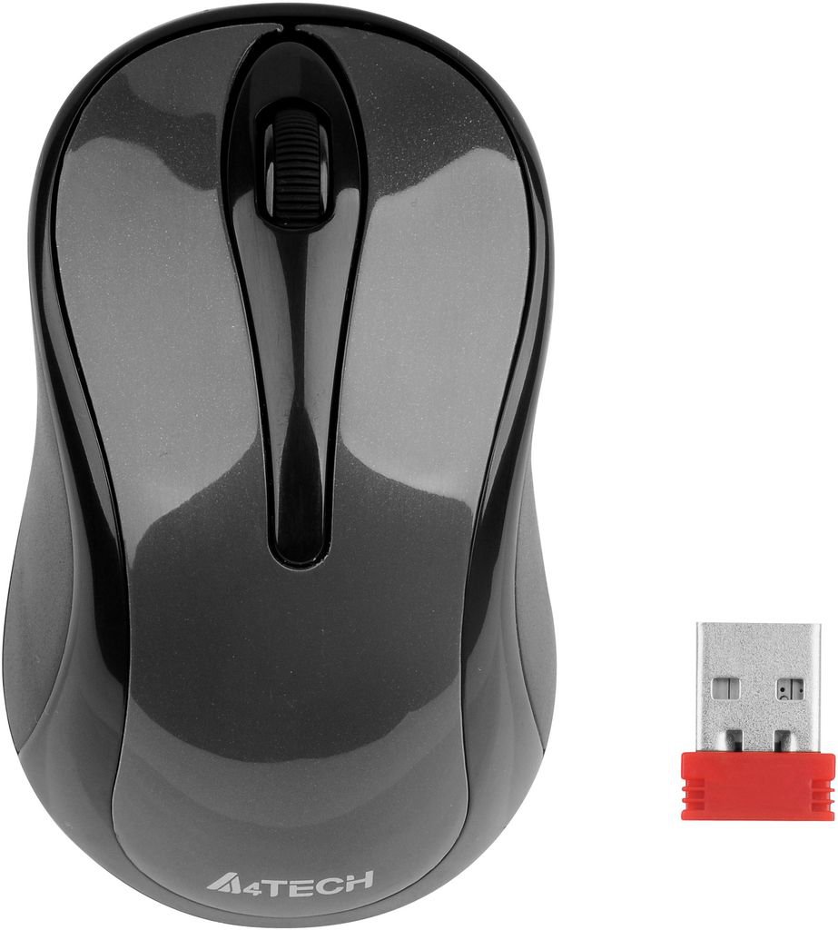 Мышь беспроводная A4Tech G3-280A; 3 кнопки;