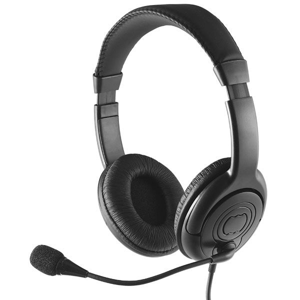 Наушники с микрофоном Perfeo TALKER (PF-TLK-BLK);