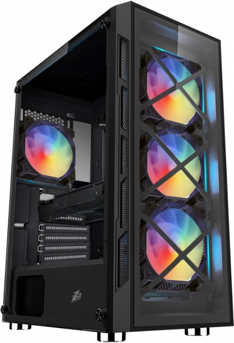 Корпус 1STPLAYER FIREBASE XP-G (XP-G-BK-4F1); ATX;