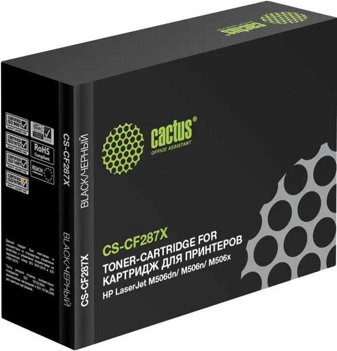 Картридж лазерный Cactus CS-CF287X; для HP