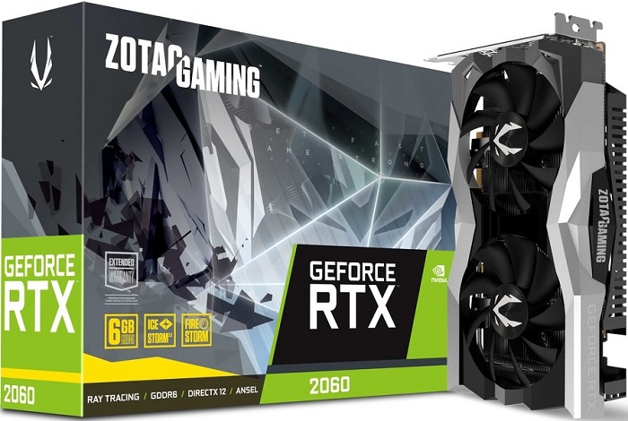 Видеокарта nVidia RTX 2060 Zotac GAMING