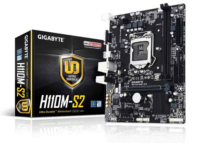 Материнская плата intel H110 Gigabyte GA-H110M-S2;