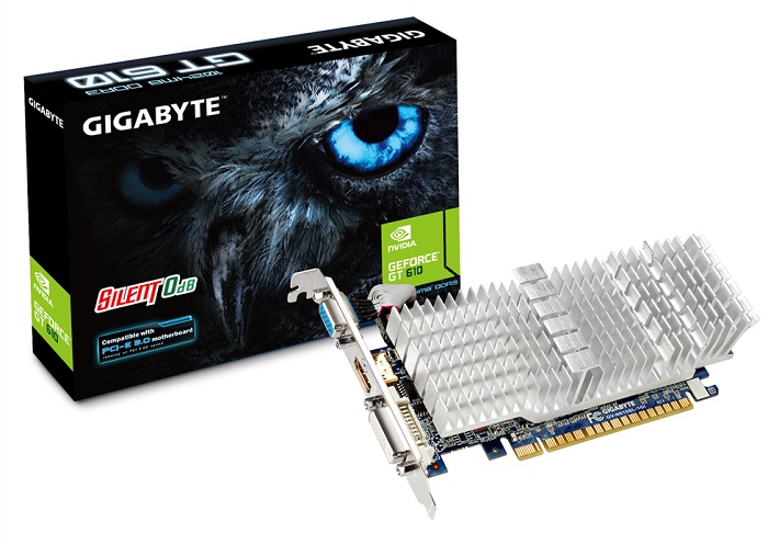 Видеокарта nVidia GT 610 Gigabyte GV-N610SL-1GI