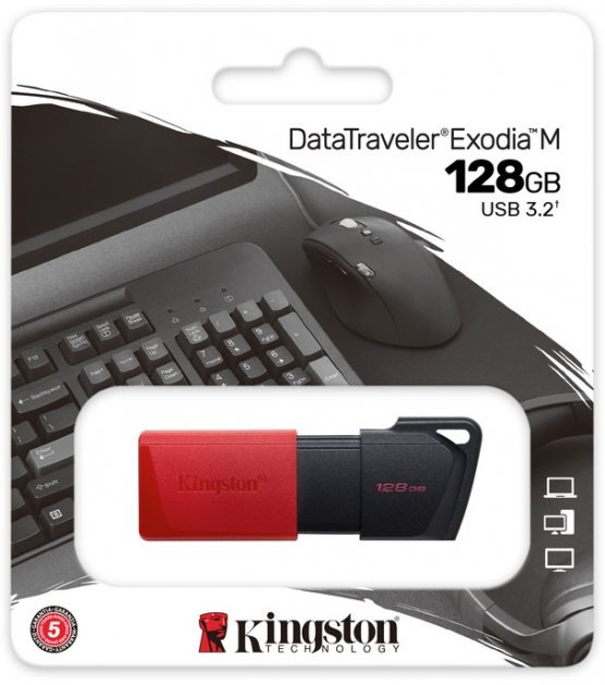 USB-флэш 128 ГБ Kingston DataTraveler Exodia
