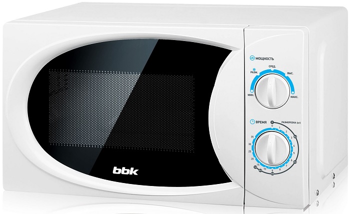 Микроволновая печь BBK 20MWS-710M/W; 700/1050 Вт;