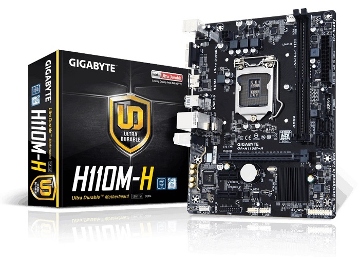 Материнская плата intel H110 Gigabyte GA-H110M-H;