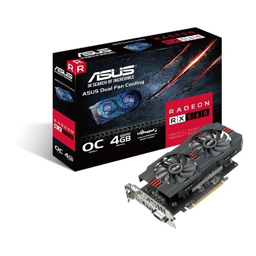 Видеокарта AMD Radeon RX 560 Asus