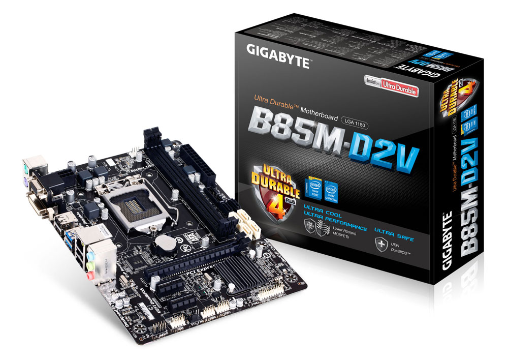 Материнская плата intel B85 Gigabyte GA-B85M-D2V;