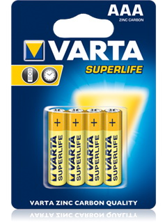 Батарейка AAA Varta SUPER LIFE (2003113414);