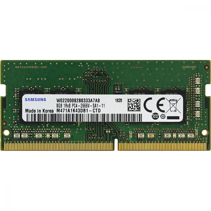 Оперативная память SO-DIMM DDR4 8Гб Samsung