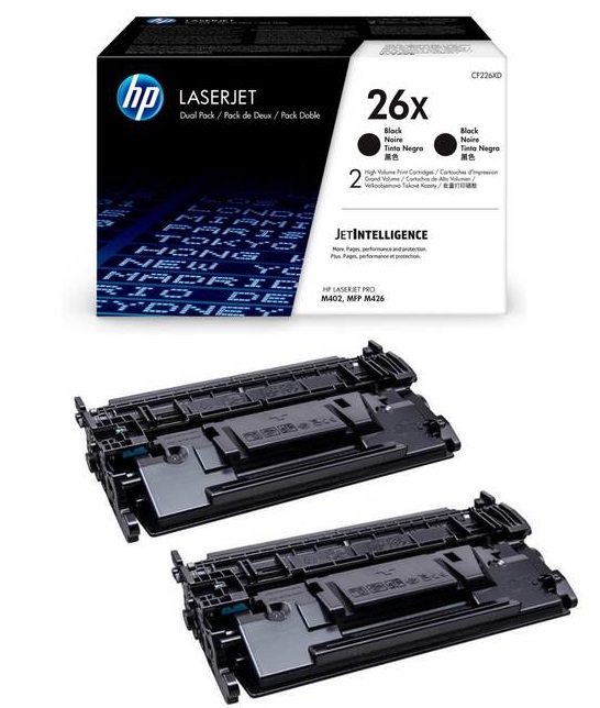 Картридж лазерный HP 26X (CF226XD); для