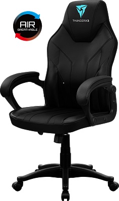 Кресло для геймеров ThunderX3 EC1-B (TX3-EC1B);