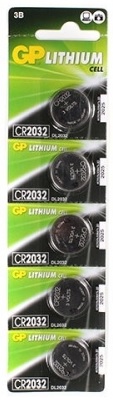 Батарейка 2032 GP (GP CR2032-7CR5); литиевая;