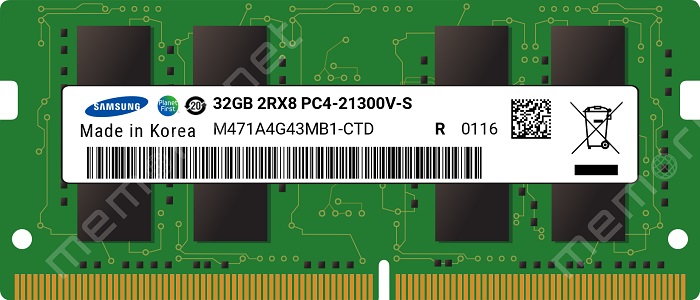 Оперативная память SO-DIMM DDR4 32Гб Samsung