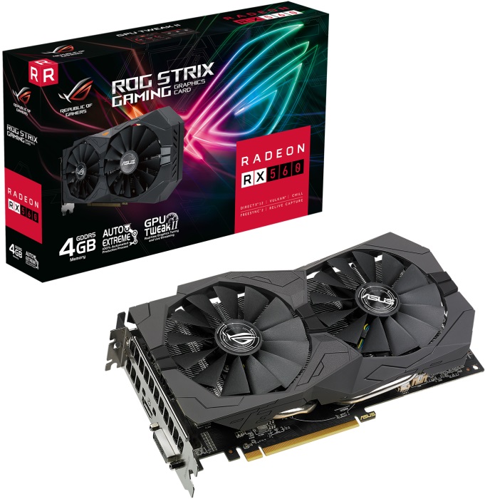 Видеокарта AMD Radeon RX 560 Asus