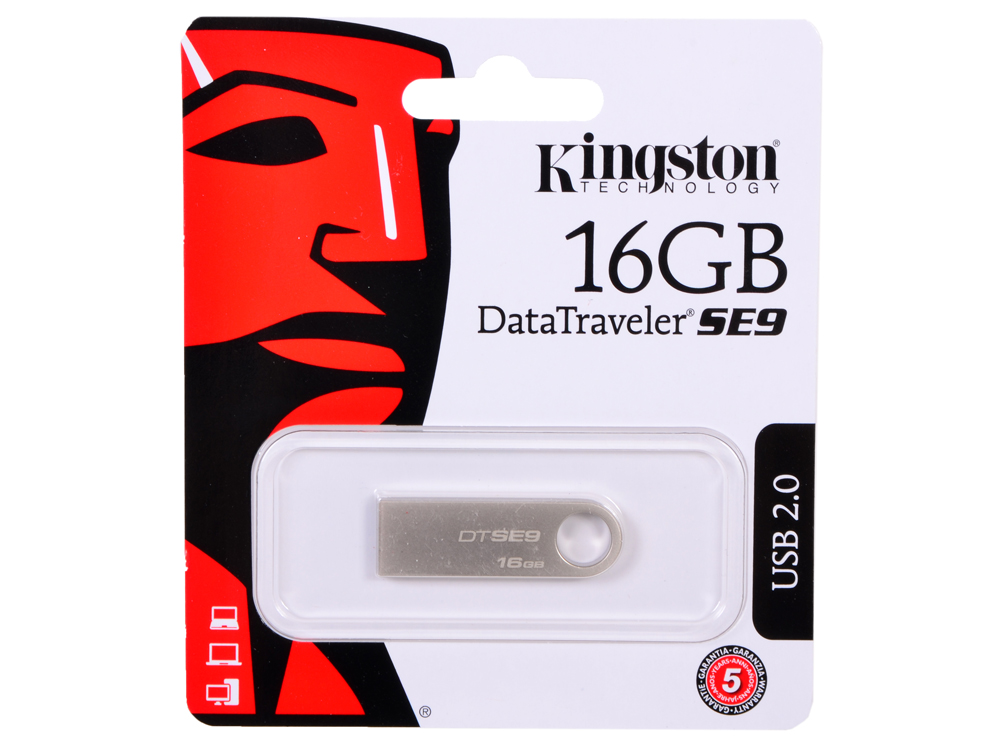 USB-флэш 16 ГБ Kingston DataTraveler SE9
