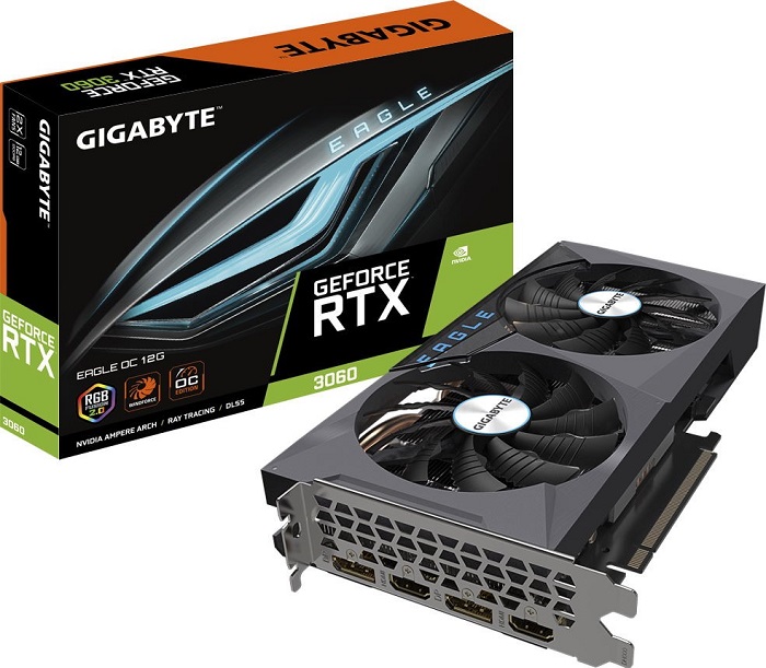 Видеокарта nVidia RTX 3060 Gigabyte EAGLE