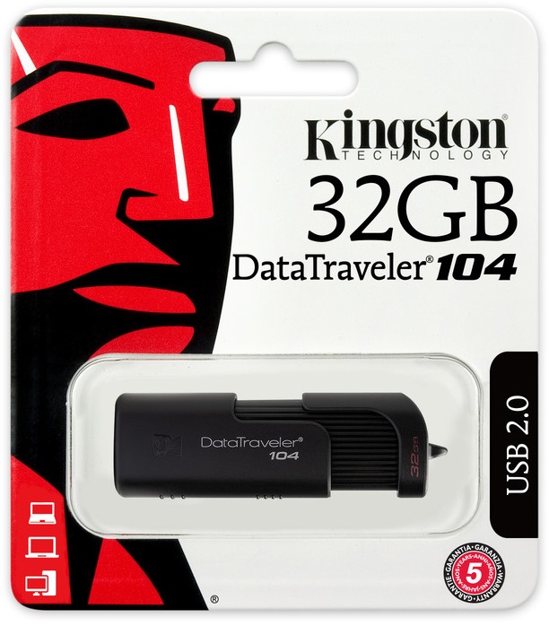 USB-флэш 32 ГБ Kingston DataTraveler 104