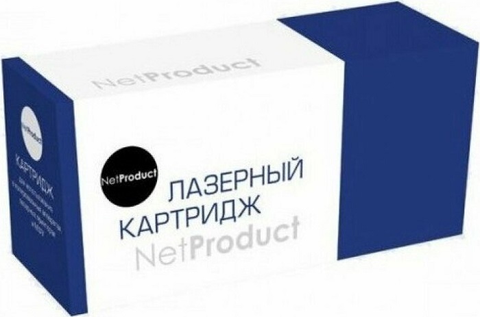 Картридж лазерный NetProduct N-№054H BK; для