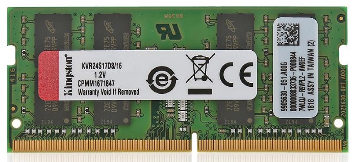 Оперативная память SO-DIMM DDR4 16Гб Kingston