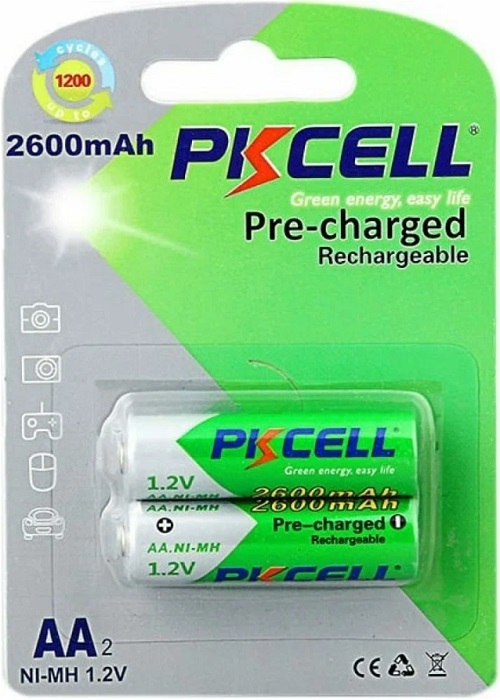 Аккумулятор AA 2600mAh PKCELL (NI-MH RTU