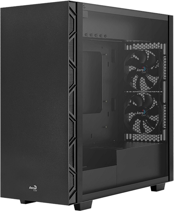 Корпус AeroCool Flo-G-Bk-v1 (4710562754131); ATX; Midi-Tower;