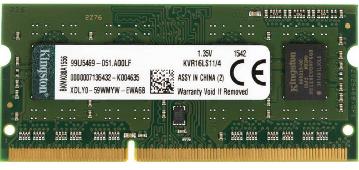 Оперативная память SO-DIMM DDR3 4Гб Kingston