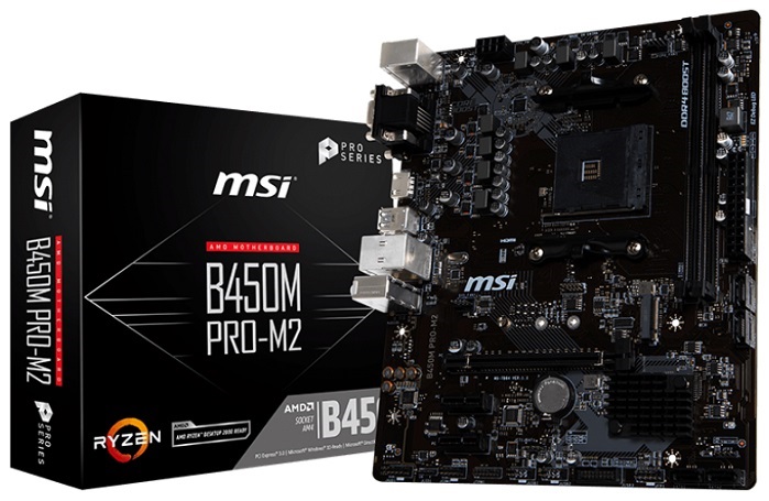 Материнская плата AMD B450 MSI B450M