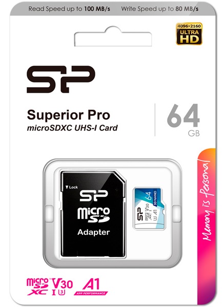 Карта памяти microSDXC 64 ГБ Silicon