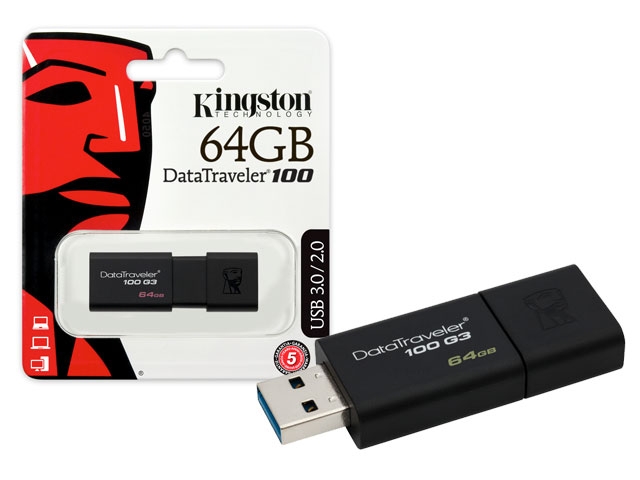 USB-флэш 64 ГБ Kingston DataTraveler 100